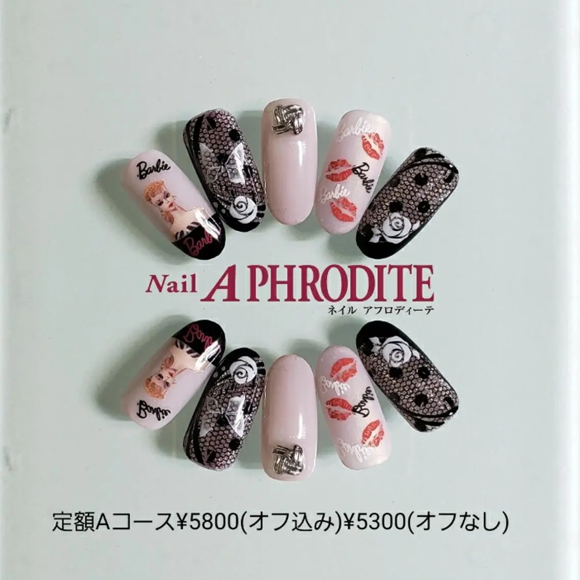 ネイル ロングネイル 持ち込み ニュアンスネイル ハンドネイル Nail Aphroditeのネイルデザイン