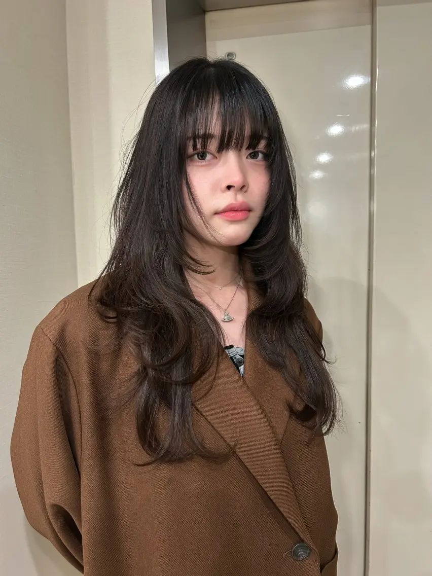 ロング カット hair&eye🎀 /momoKaのヘアスタイル