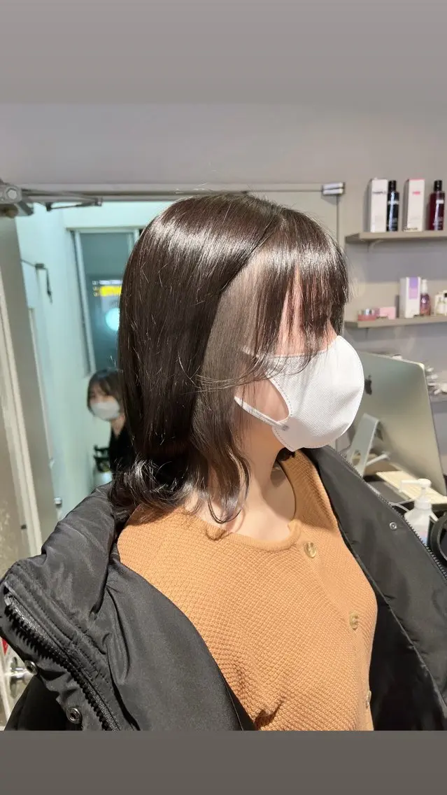 ミディアム カラー パーマ ヘアアレンジ メンズ 上品＆韓国風 🥀海心🥀のヘアスタイル