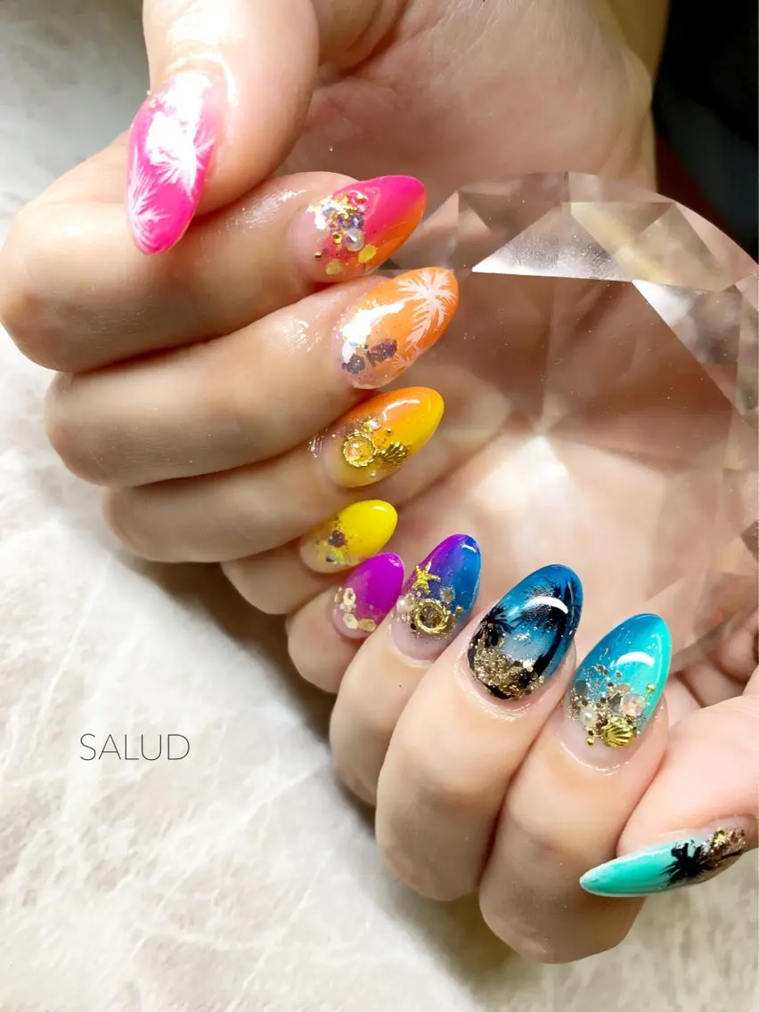 ネイル ハンドネイル Nail Salon SALUDのネイルデザイン
