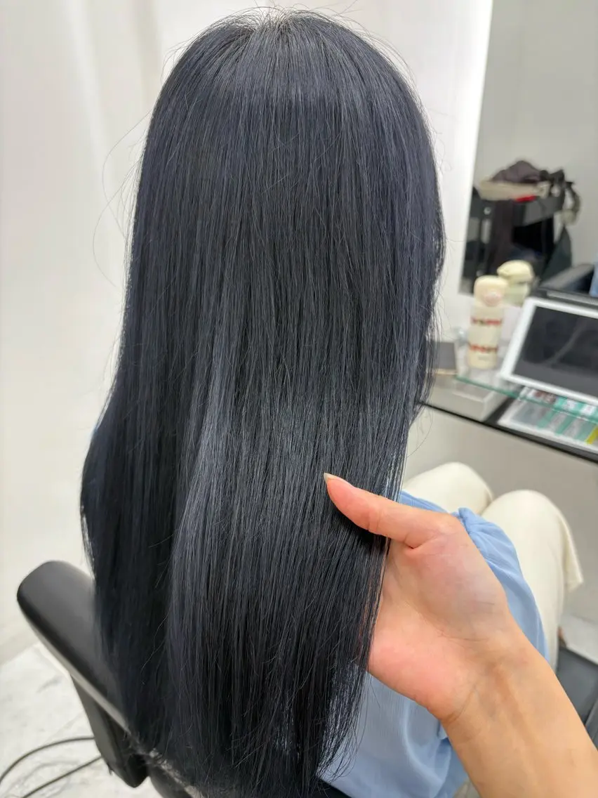 ロング カット ヘアカラー トリートメント 髪質改善サロン🫧 セキチサトのヘアスタイル