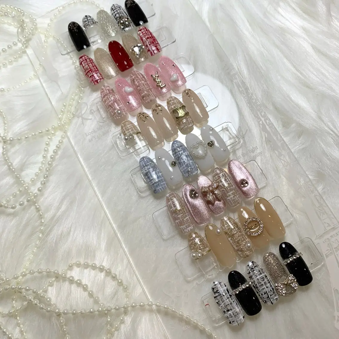 ネイル ツイードネイル D.d Nail Moeのネイルデザイン