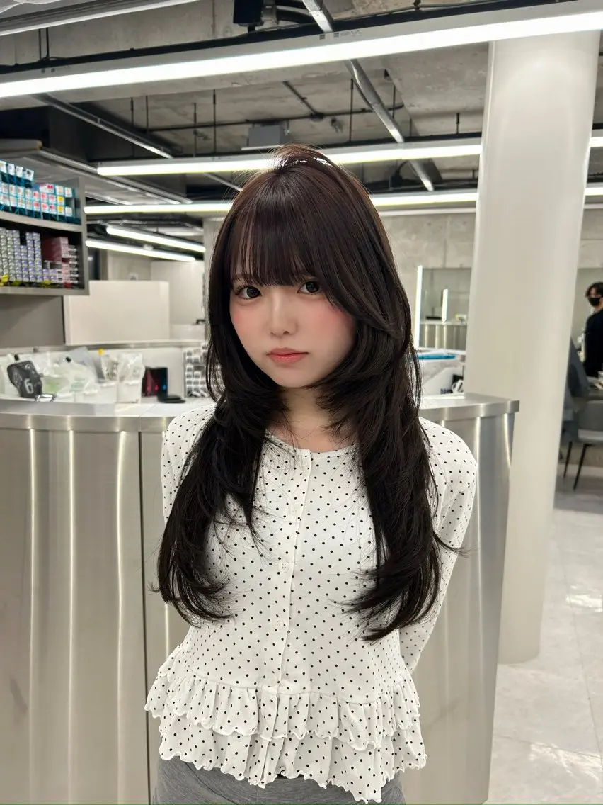 ロング カラー ヘアカラー カラー/エクステ 🤍ルナのヘアスタイル