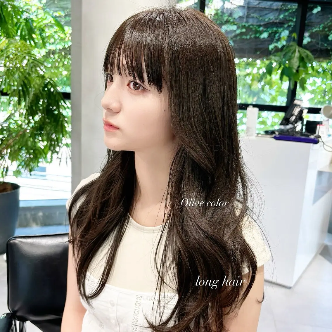 ロング 表参道レイヤーカット 髪質改善山岸季生のヘアスタイル