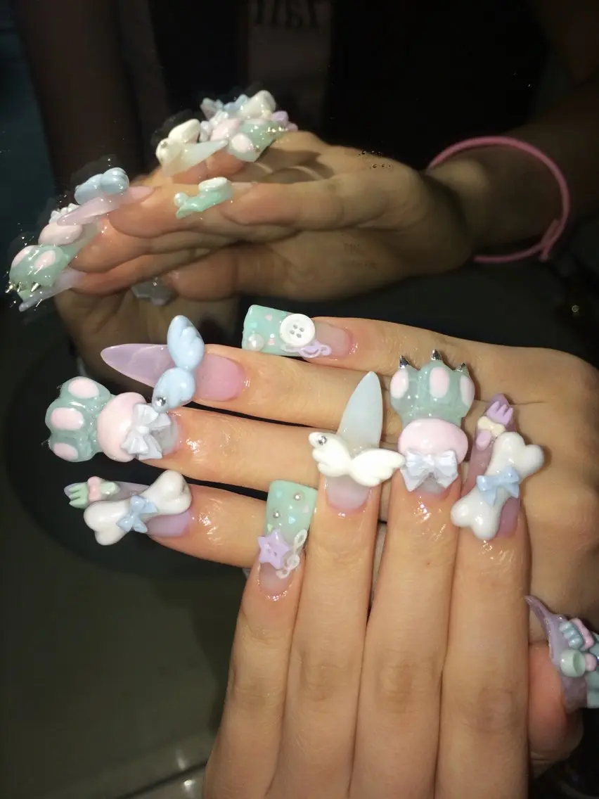ネイル ハンドネイル mauvely モアナのネイルデザイン