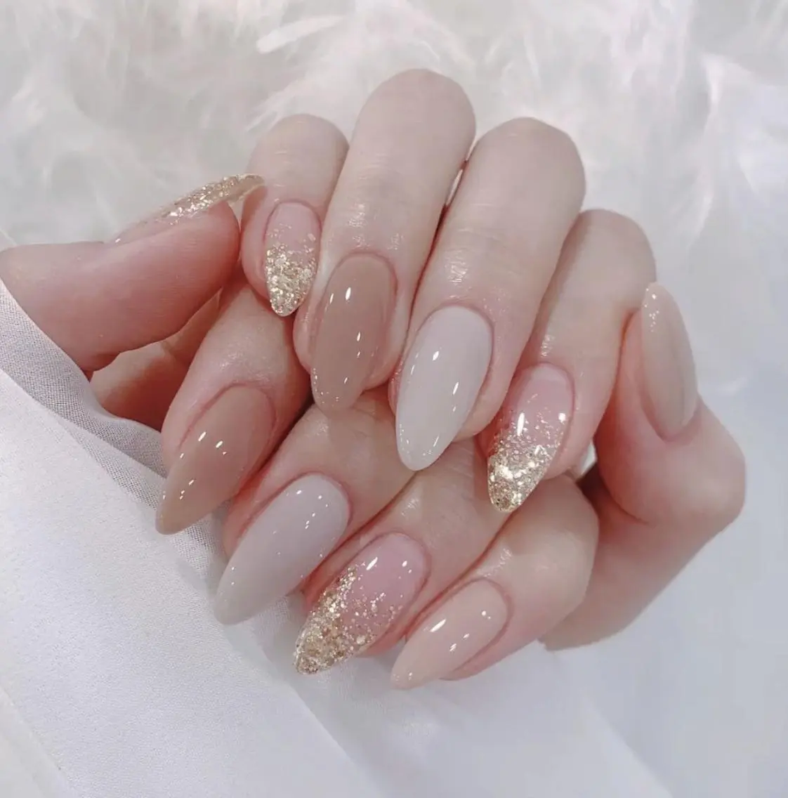 ネイル シンプルネイル Queen‘s なんのネイルデザイン