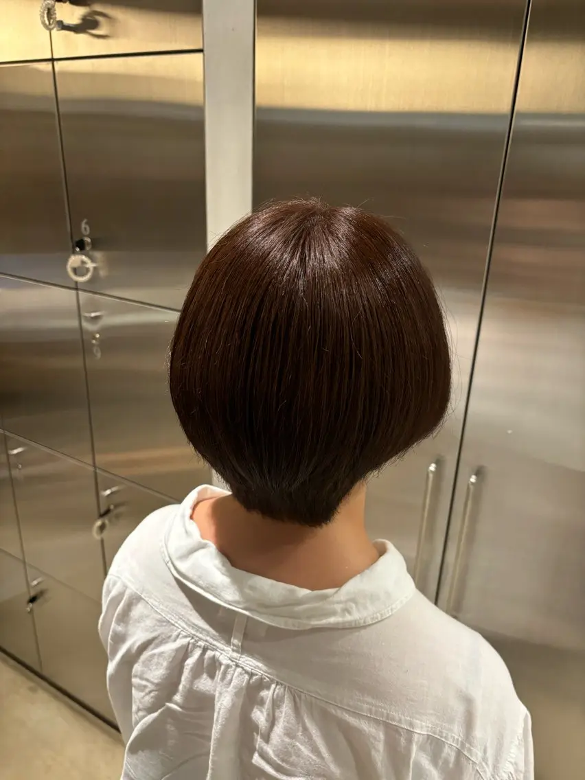ショート ヘアカラー 斎藤 好のヘアスタイル