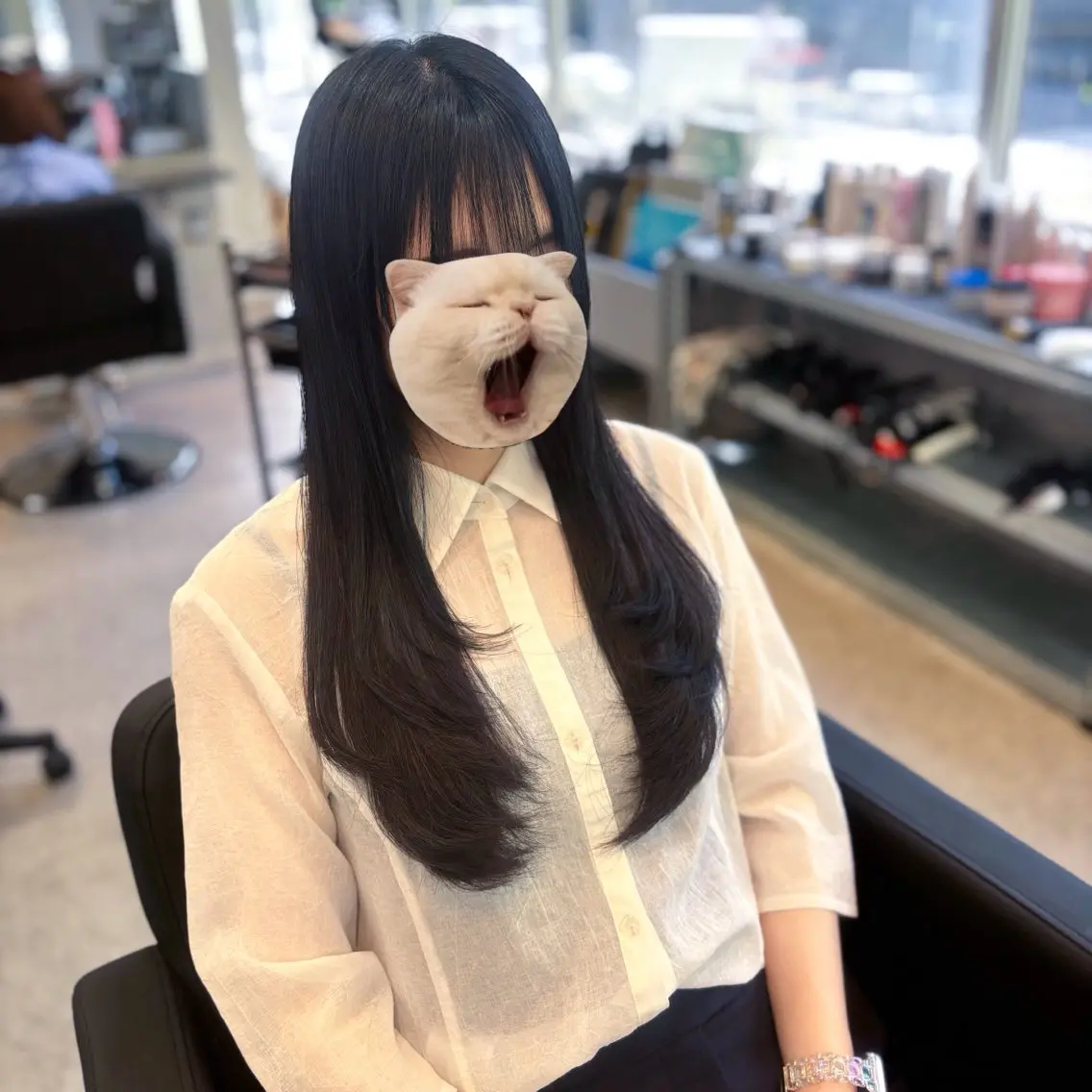 カット 縮毛矯正 🍓チサト🍨/仙台 /レイヤー🪽‪🤍のヘアスタイル