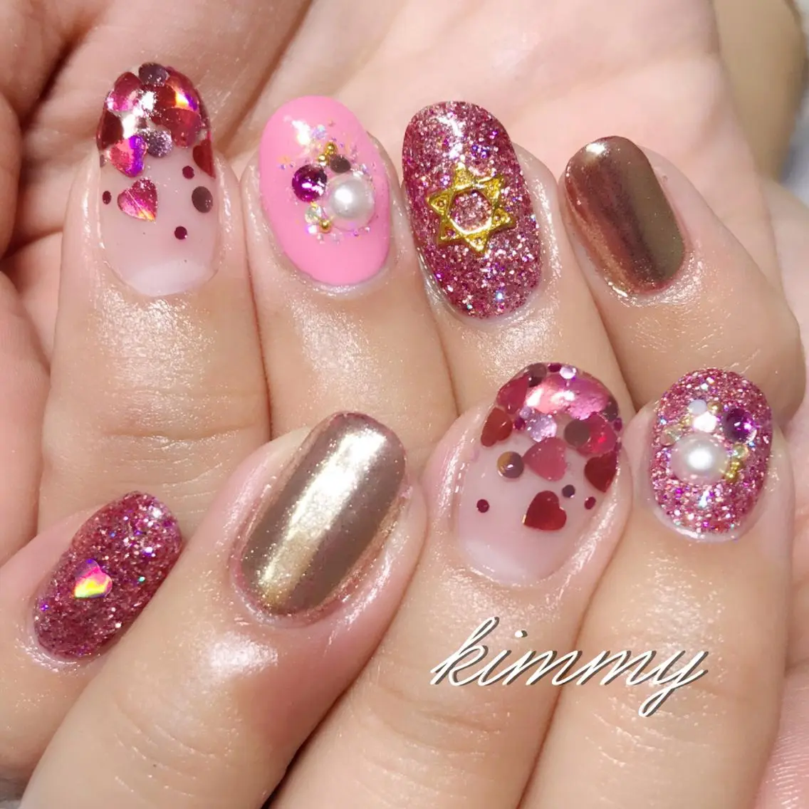 ネイル ハンドネイル kimmy nailsのネイルデザイン