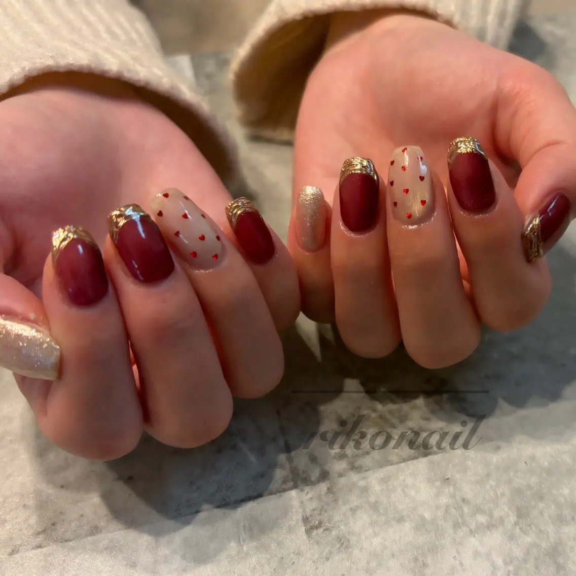 ネイル ハンドネイル riko nailのネイルデザイン
