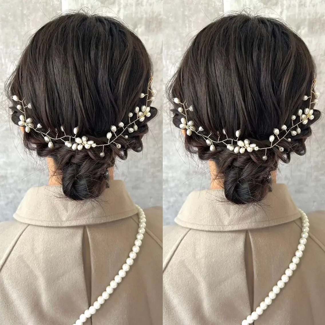 セミロング ヘアアレンジ ヘアセット ヘアメ🎀ハイトーン 🩵エクステ🪄しほのヘアスタイル