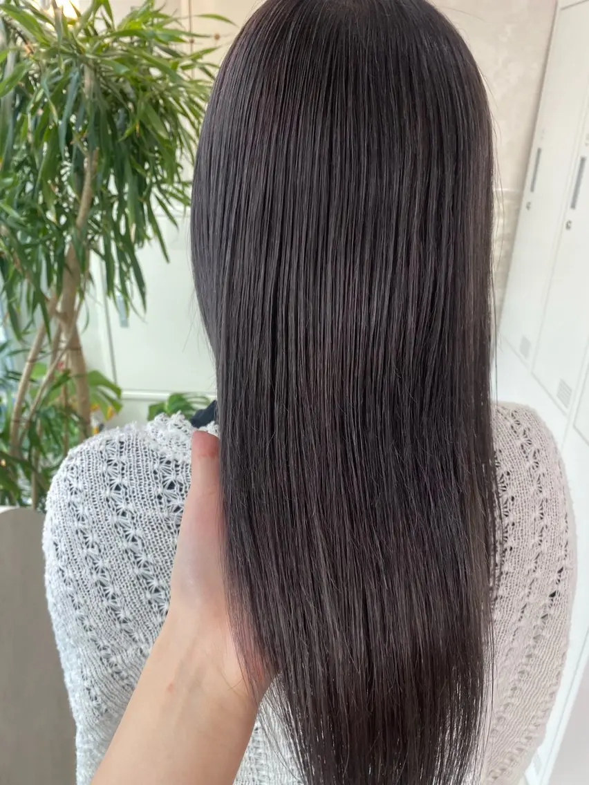 ロング カラー カット ヘアカラー 透明感カラー /ボブ momokaのヘアスタイル