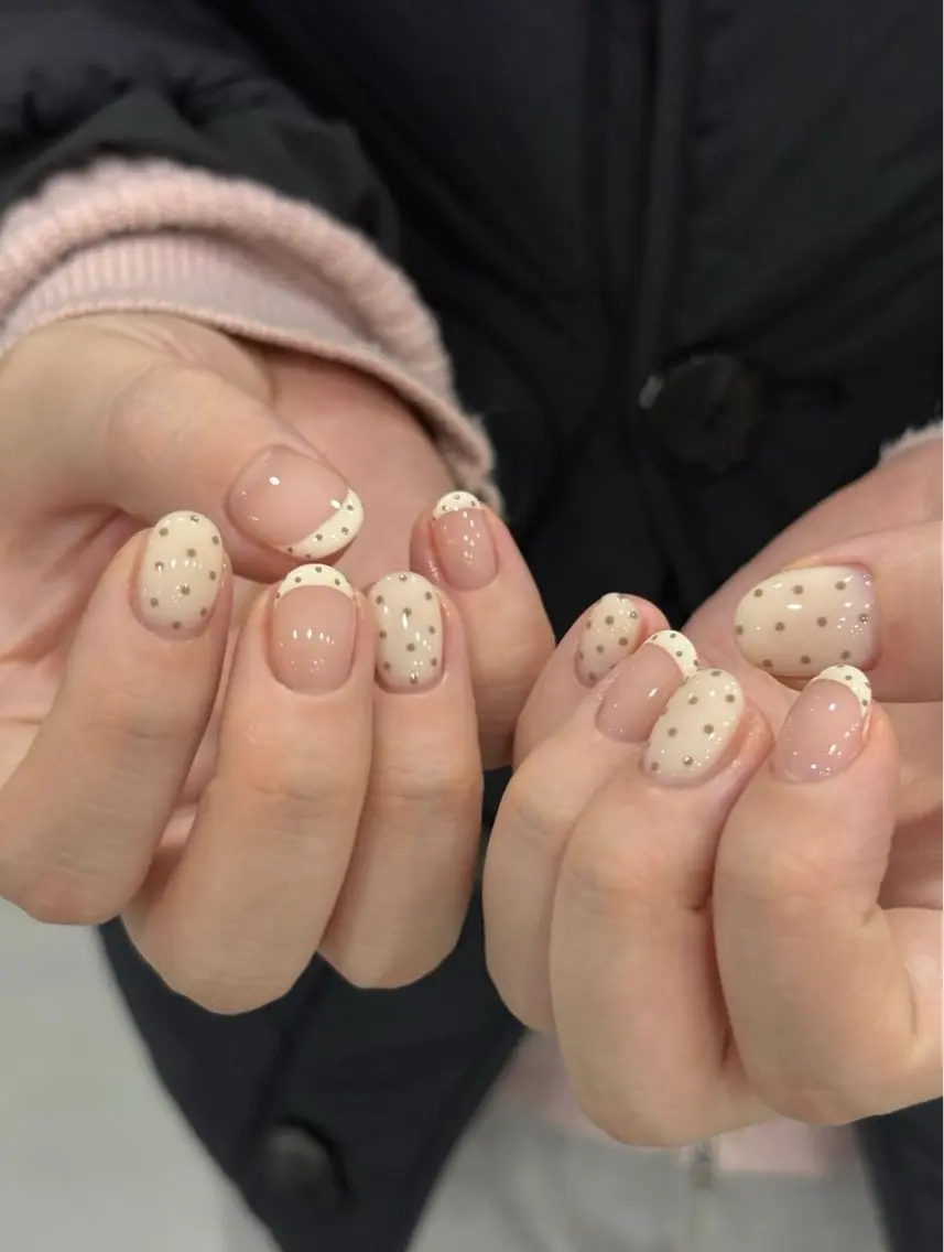 ネイル 韓国ネイル 持ち込み ニュアンスネイル ネイルチップ ハンドネイル Doraemi ANA.CHUOのネイルデザイン