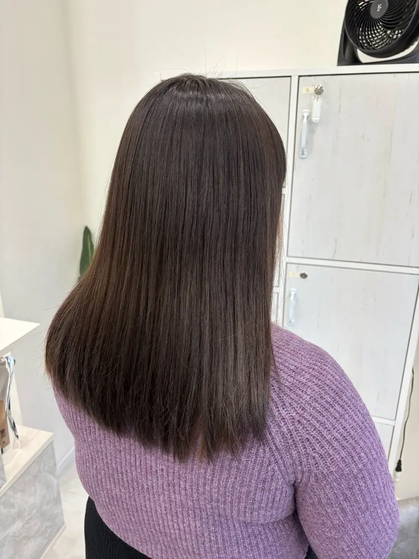 ロング カラー 透明感カラー ️🫧押上️🫧はな 🫧まとまるショートのヘアスタイル