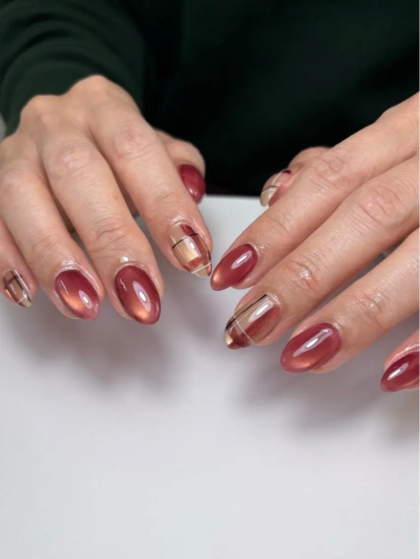 ネイル マグネットネイル ハンドネイル is..nail 🌷sonokoのネイルデザイン