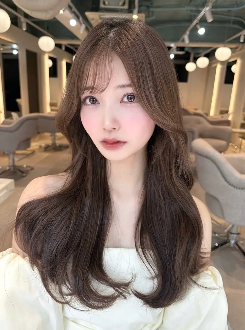 セミロング 中園 祥吾のヘアスタイル