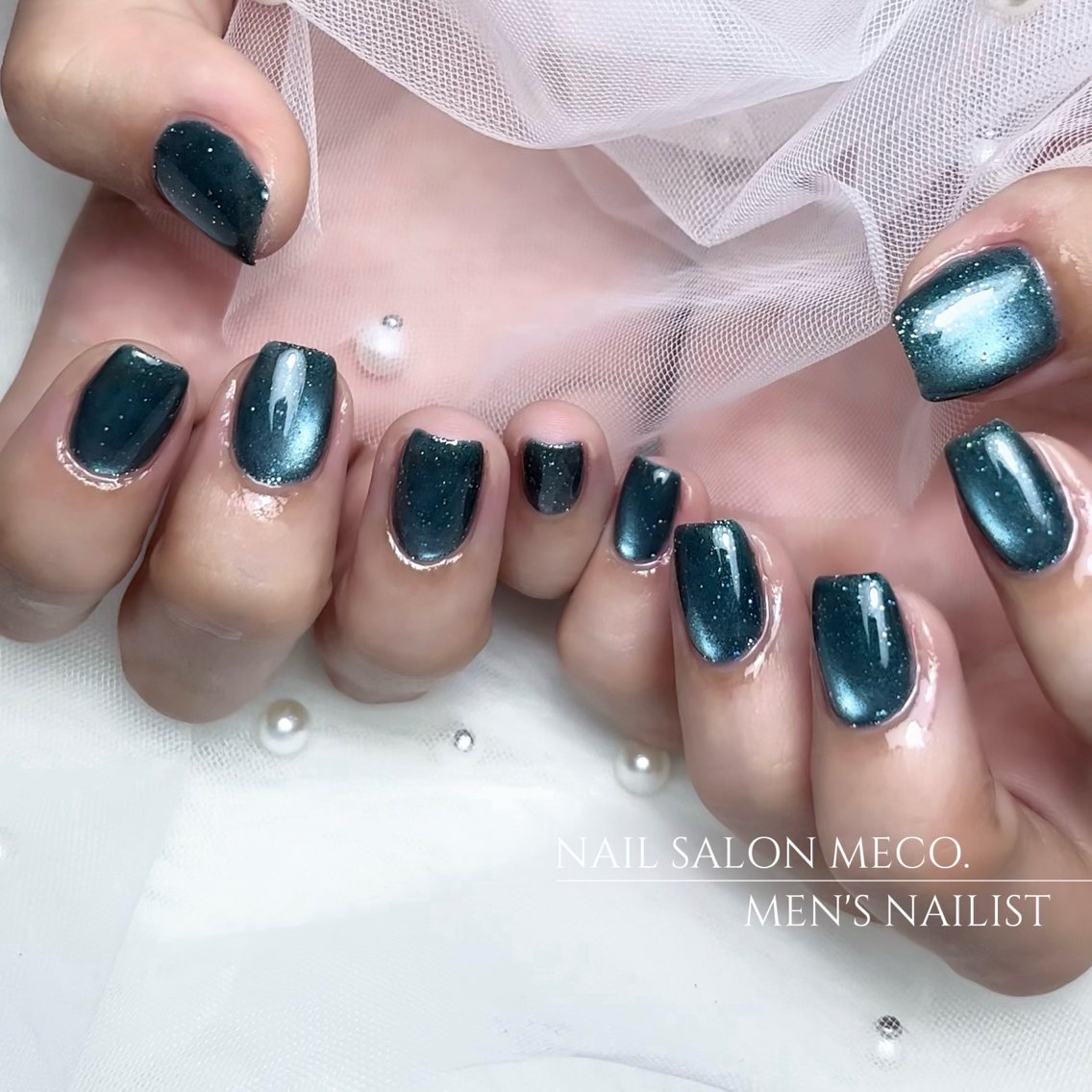 ネイル マグネットネイル ハンドネイル nailsalon mecoのネイルデザイン