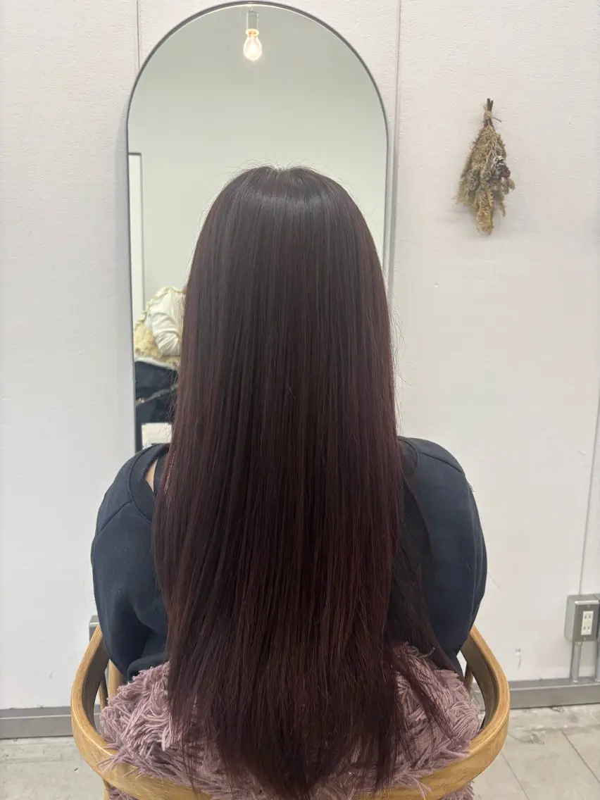 カラー Asumi/透明感 暖色カラーのヘアスタイル