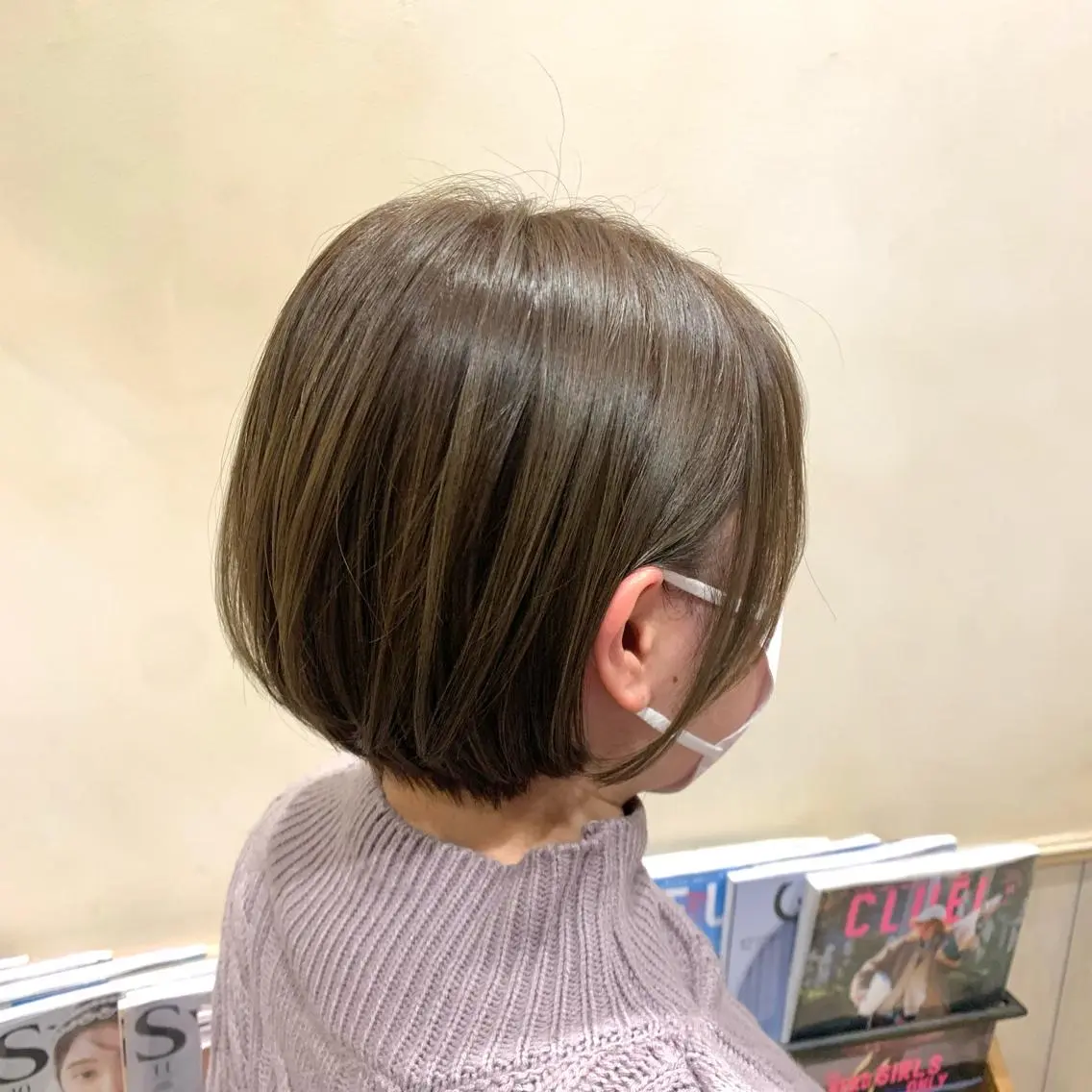 ショート ショートボブ 丸みショート ボブ ショートヘア 福代 茉耶のヘアスタイル