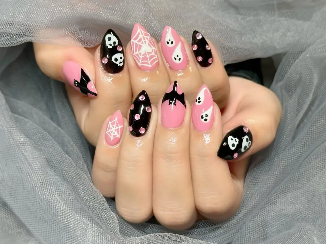 ネイル ハロウィン ハンドネイル Nail Salon KURELLYのネイルデザイン