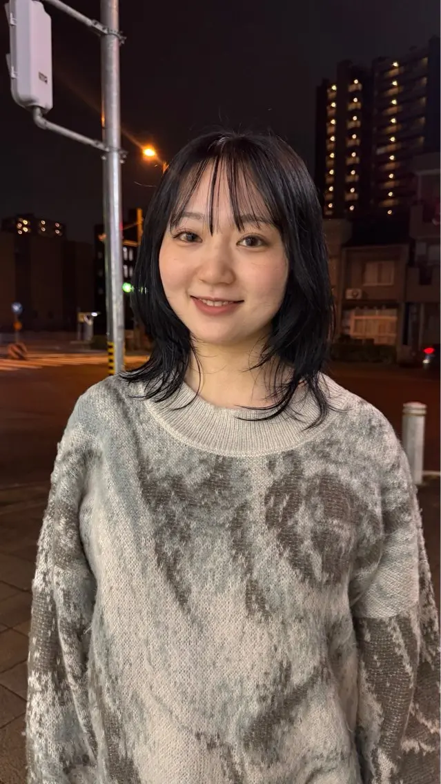 ミディアム カラー ヘアカラー カットモデル /あゆなのヘアスタイル