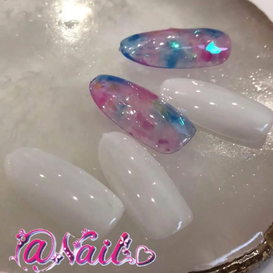 ネイル ネイルチップ 小尾 栞のネイルデザイン