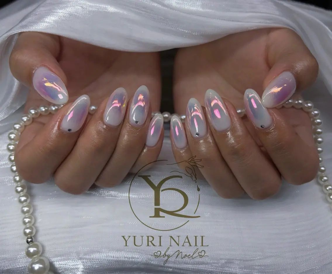 ネイル チークネイル フットネイル フレンチネイル グラデーション キラキラネイル ハンドネイル フットネイル ハンドケア YURI Nail Funabashiのネイルデザイン