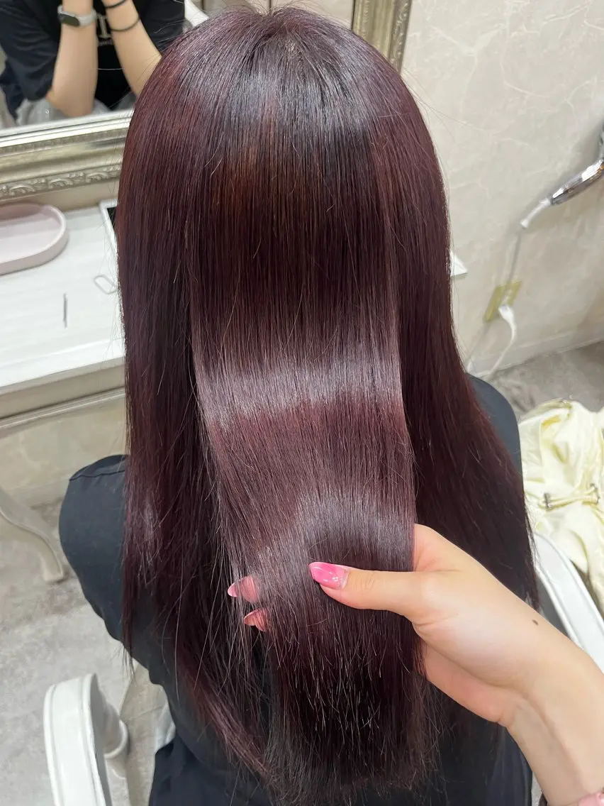 セミロング ヘアカラー トリートメント ヘッドスパ 野間口 小春🩵モデル募集中のヘアスタイル