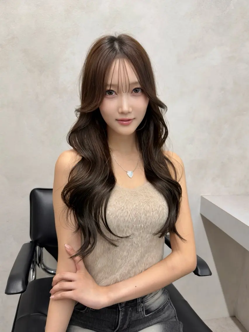 ロング カラー ✨レイヤー・ブリーチ なしダブル特化✨のヘアスタイル
