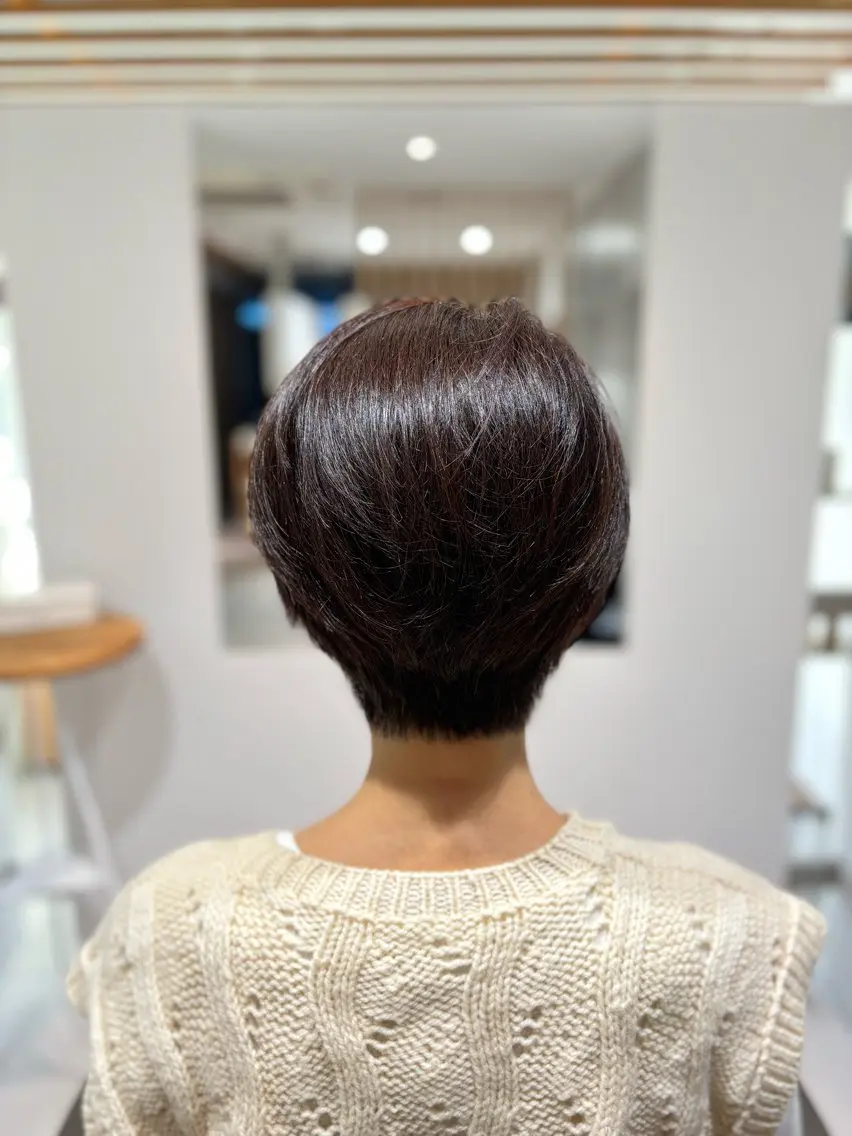 ショート カット トリートメント 白土 さくらのヘアスタイル