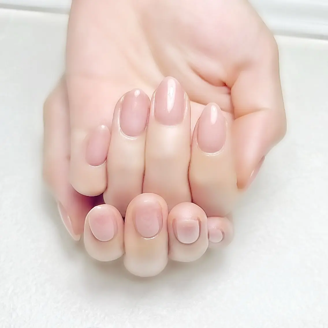 ネイル オフィスネイル ワンカラーネイル 春ネイル rouse nail RISATOのネイルデザイン