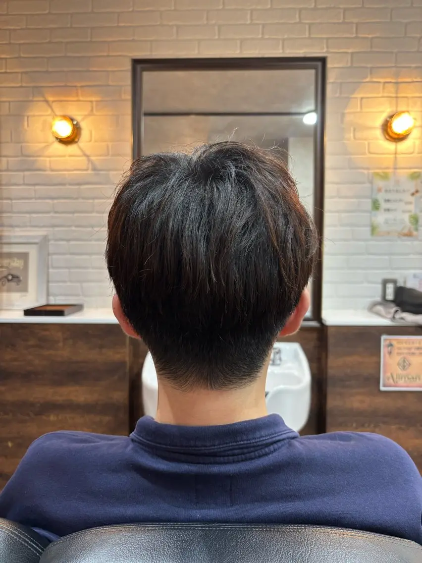 ショート メンズ 上田 美羽のヘアスタイル