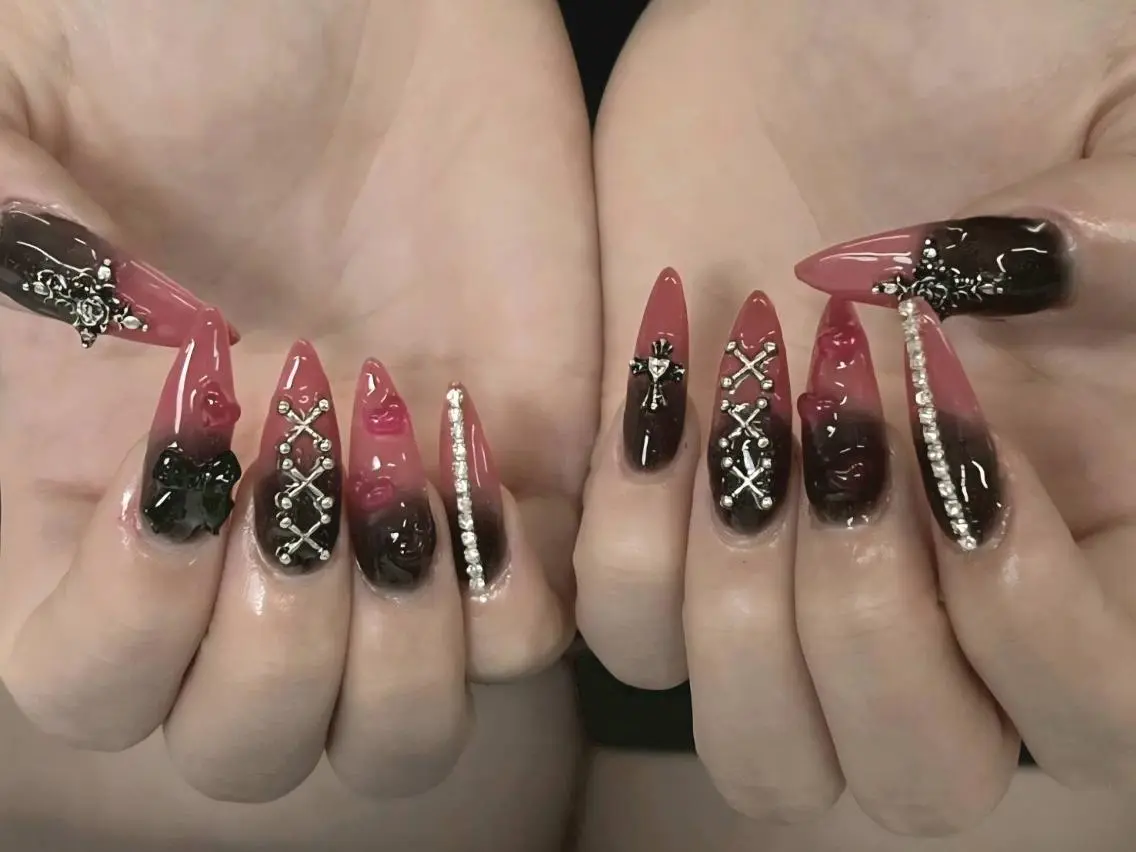 ネイル ジェルネイル マグネットネイル 持ち込み オフィスネイル パラジェル ハンドネイル Mihana Nails.*♡のネイルデザイン