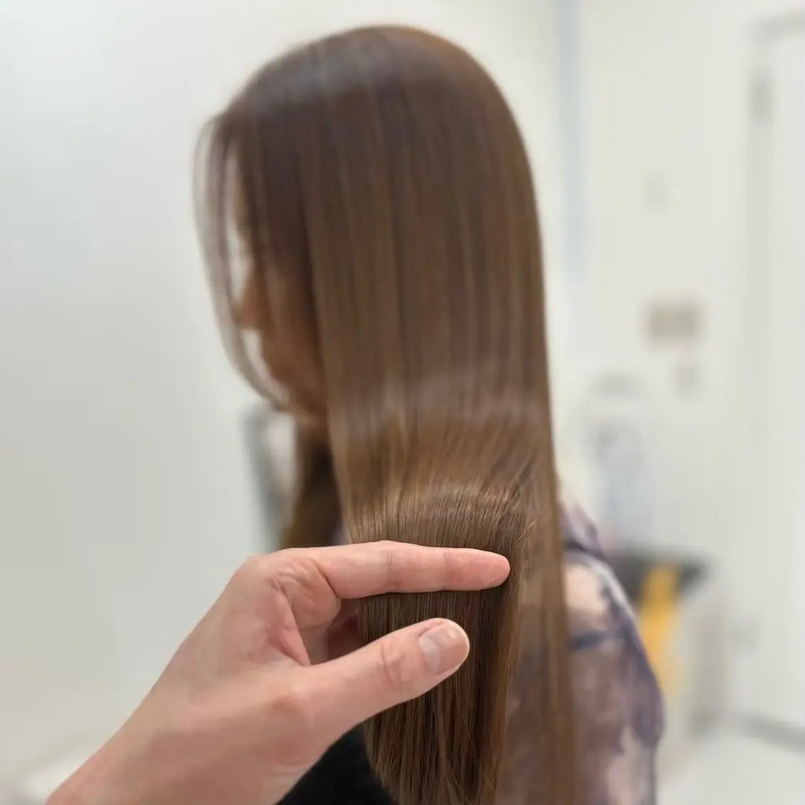 ロング 縮毛矯正 透明感カラー💫 Katsukiのヘアスタイル