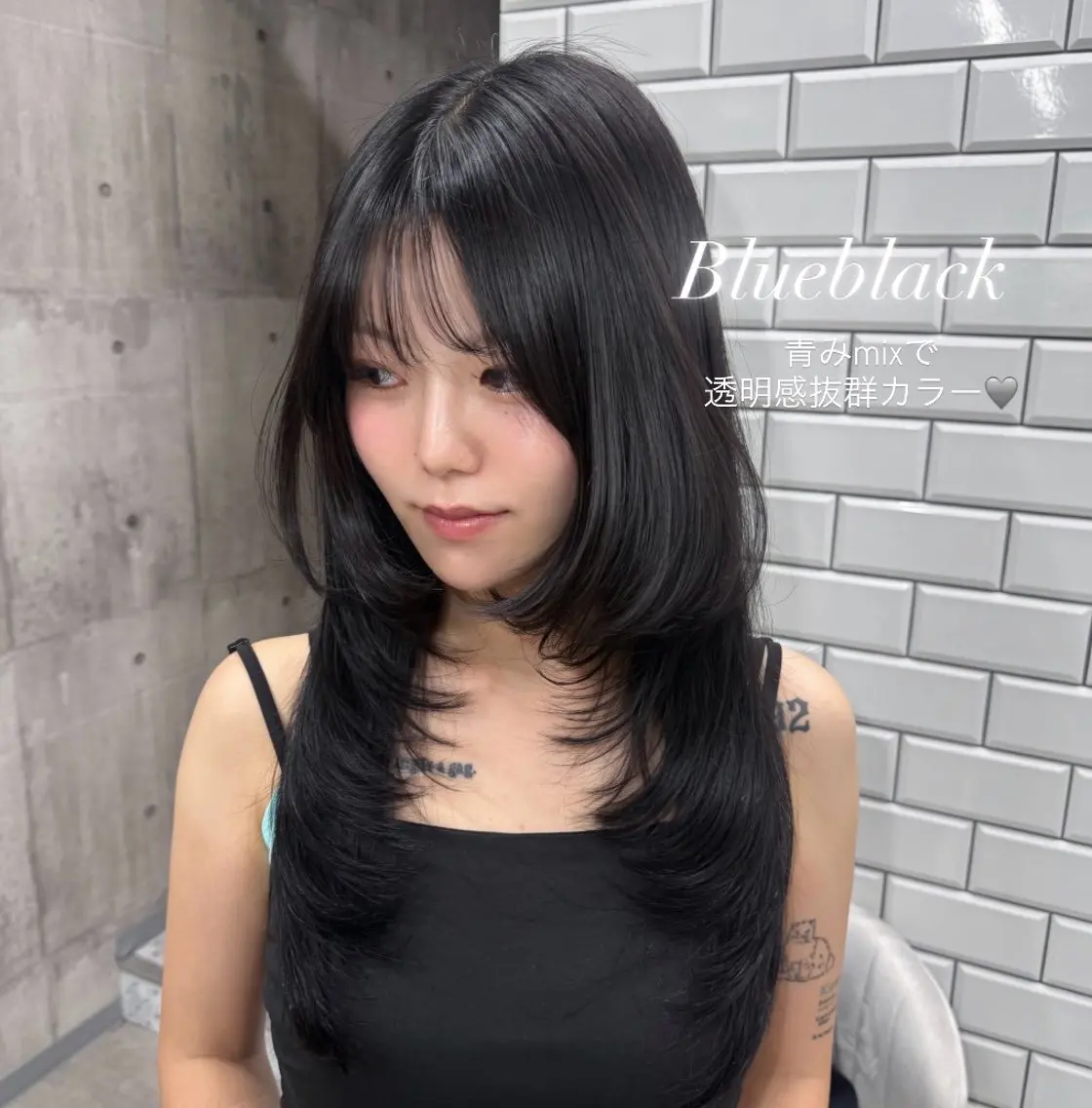 ロング カット ヘアカラー トリートメント ayano /レイヤー/艶カラーのヘアスタイル