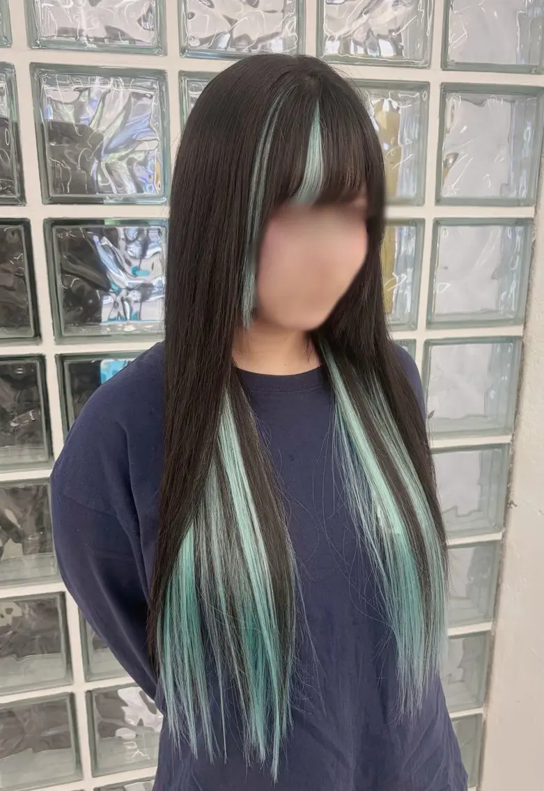 ロング エクステ エクステ 三尾 樺緒のヘアスタイル