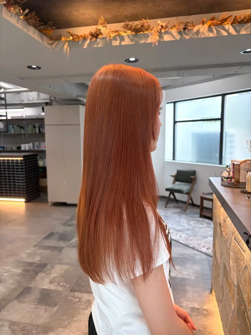 ロング ヘアカラー トリートメント 透明感/レイヤー /ダブルカラー🪽のヘアスタイル