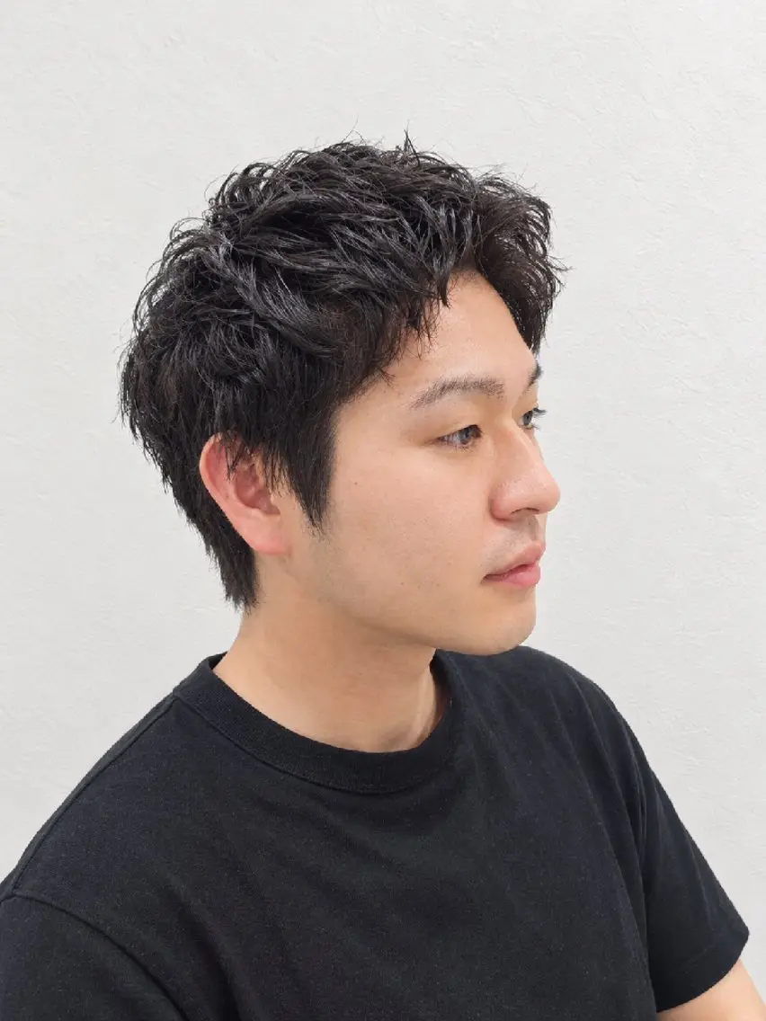 ショート カット パーマ トリートメント 社内カット講師・店長 菅原賢一のヘアスタイル