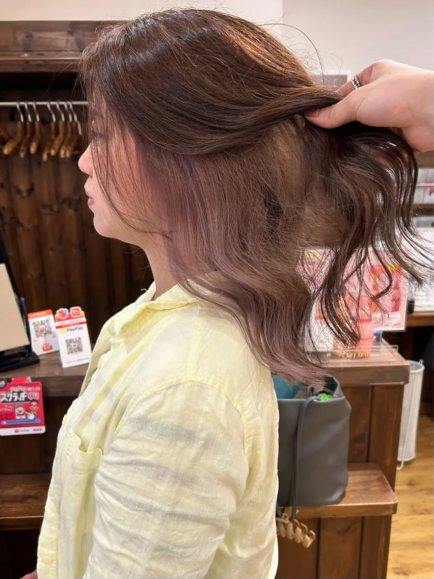 カラー ラベンダーカラー ヘアカラー 🦋メンズカット/パ ーマモデル紀輔🦋のヘアスタイル