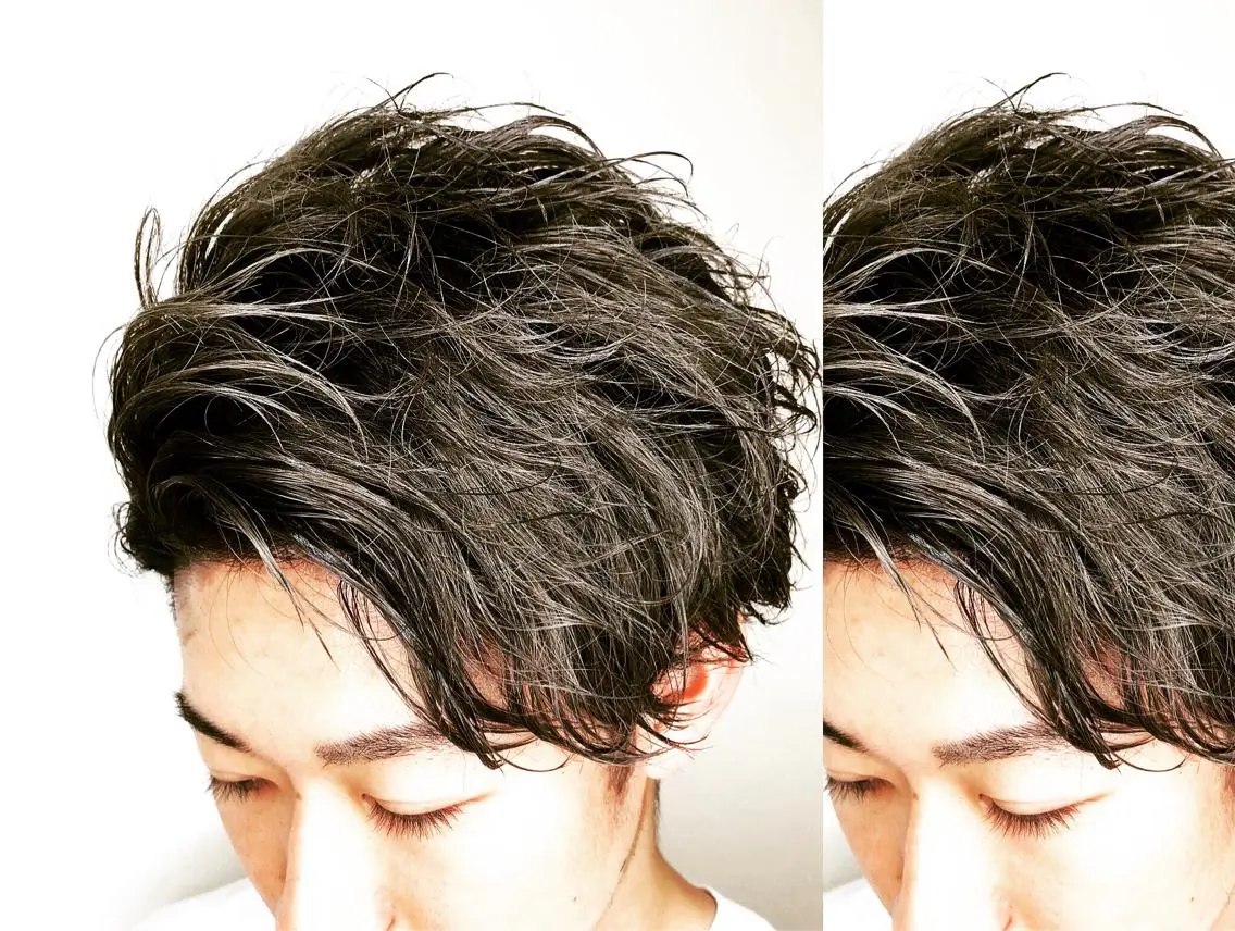 ショート カラー メンズ グラデーションカラー メンズヘア特化 崎田 成人のヘアスタイル