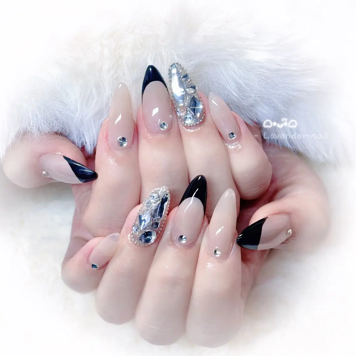ネイル ハンドネイル Lavender nail·中島公園のネイルデザイン