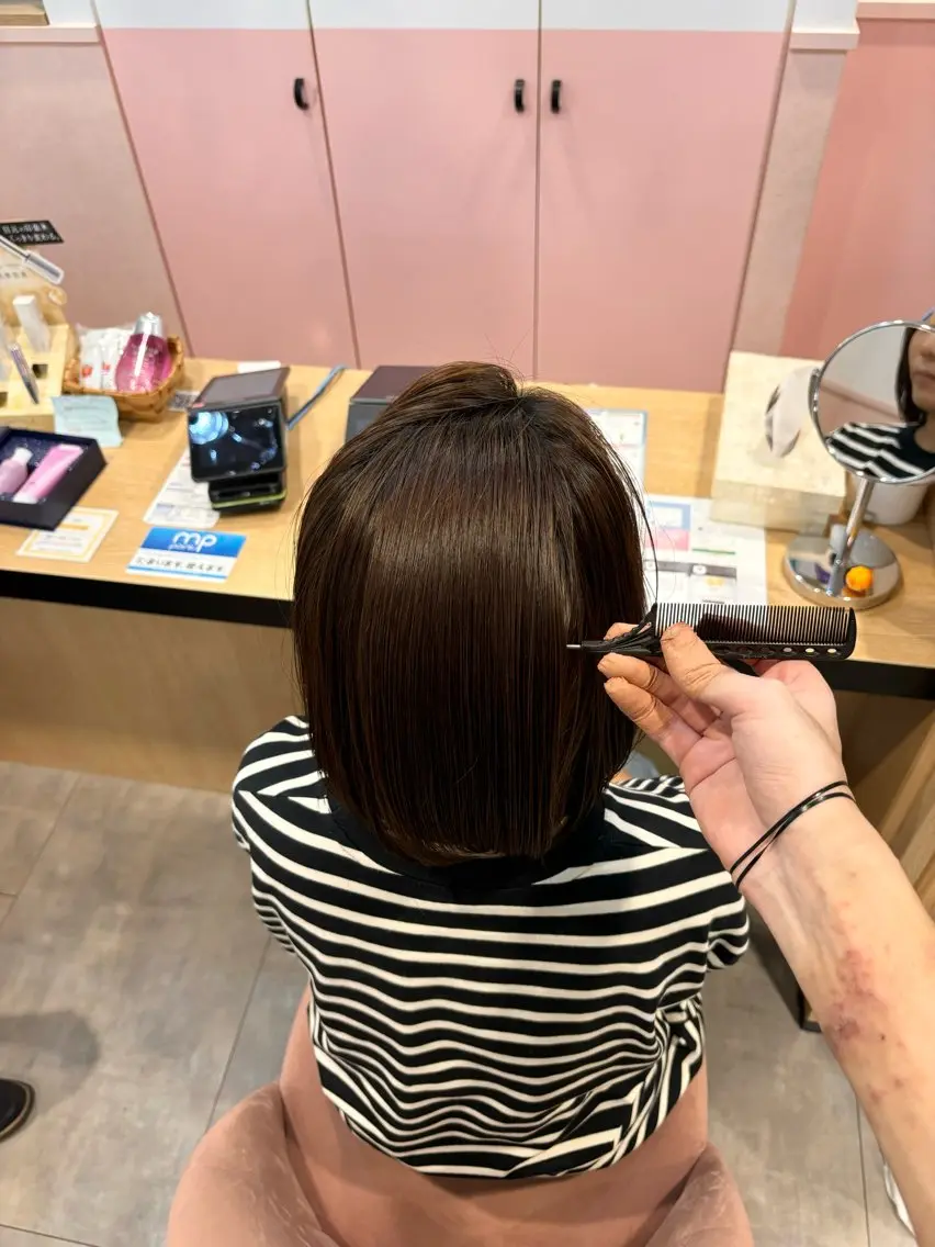 ショート 伸ばしかけ 髪質改善 縮毛矯正 髪質改善 田中大貴のヘアスタイル