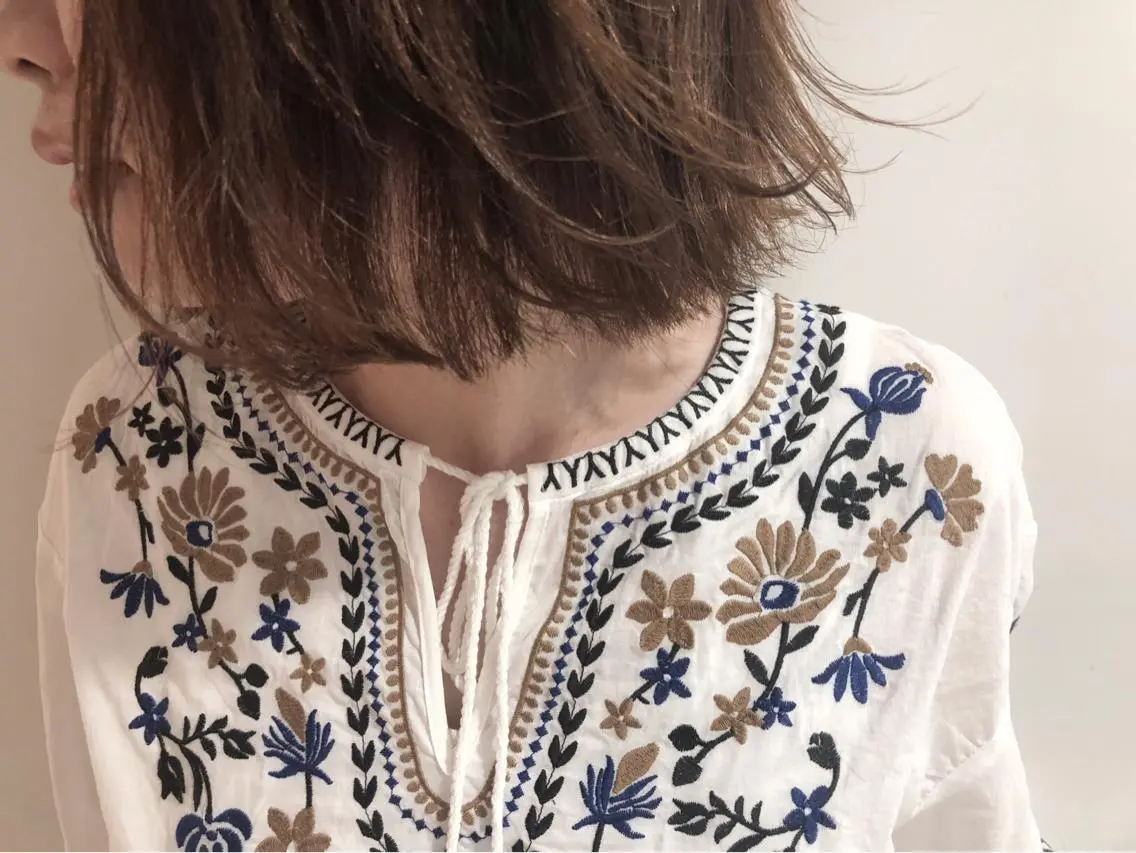 ショート ボブ 外ハネヘア 松永 雄樹のヘアスタイル
