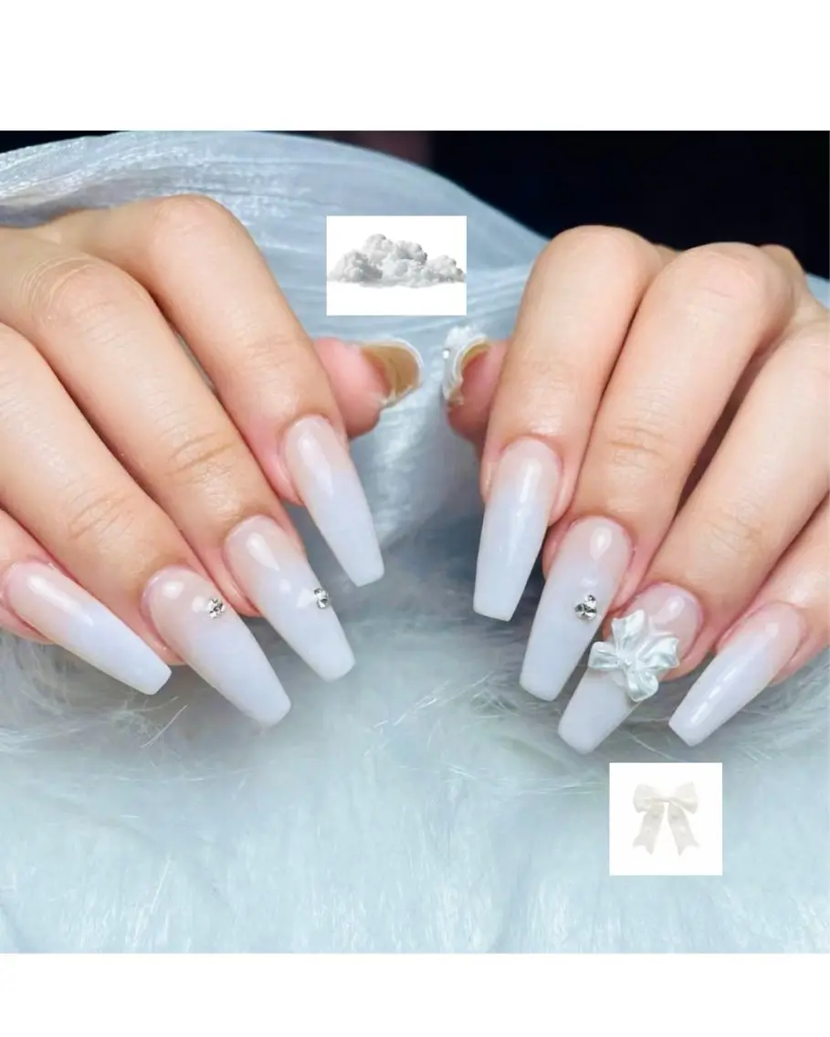ネイル キラキラネイル ストーンネイル ハンドネイル Michan Nailのネイルデザイン