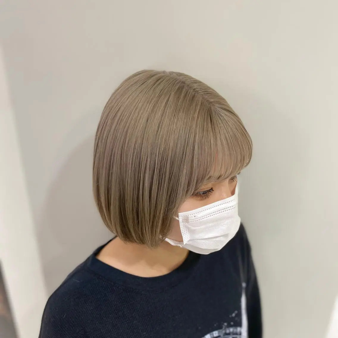 ショート カラー ヘアカラー トリートメント 橋本 琉磨のヘアスタイル
