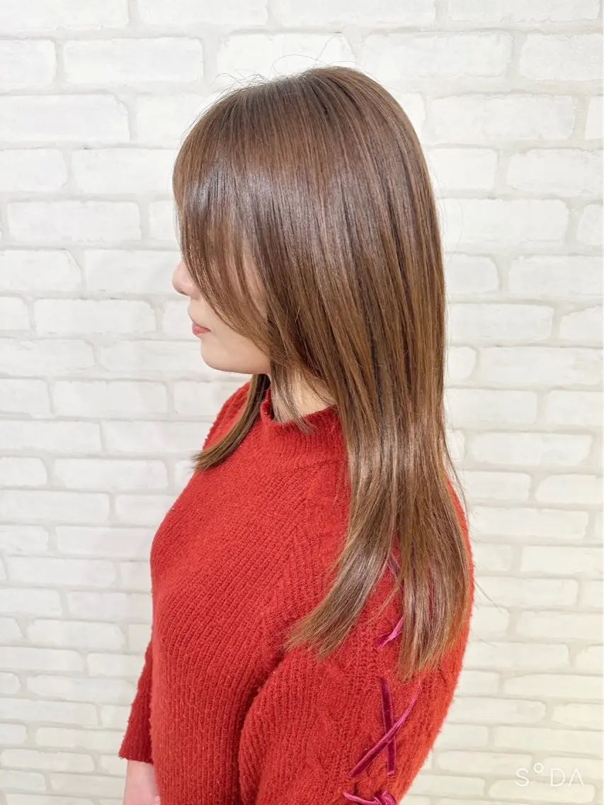 ロング カラー カット 縮毛矯正 abilita RIKIYAのヘアスタイル