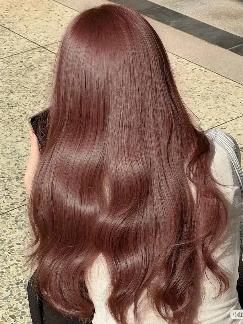 ロング カラー ベージュカラー ダブルカラー オリーブカラー🫒/ ハッシュカット/みゆのヘアスタイル