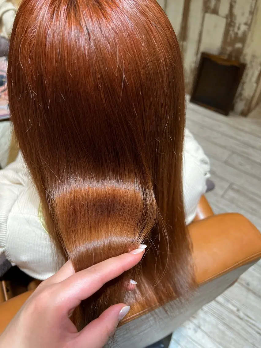 カラー 稲吉 優奈のヘアスタイル