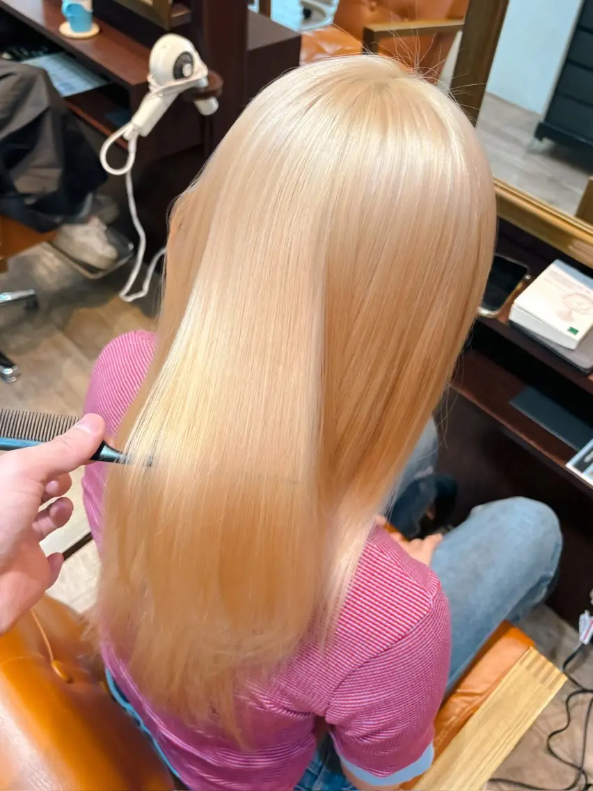 【モデル募集中】全体ケアブリーチカラー+3STEPトリートメント✨の写真