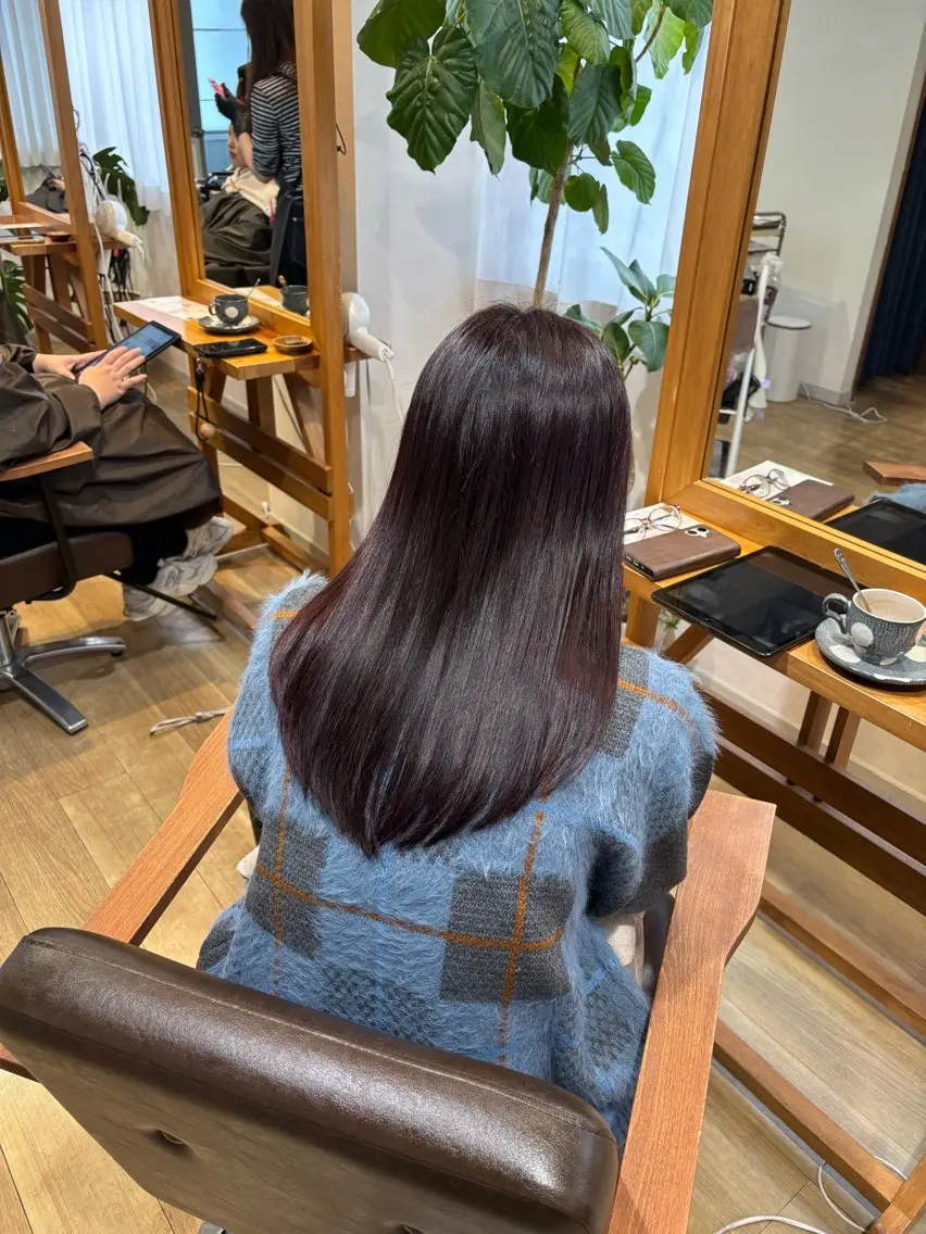 セミロング カラー RINNO🌷透明感 カラー/髪質改善のヘアスタイル